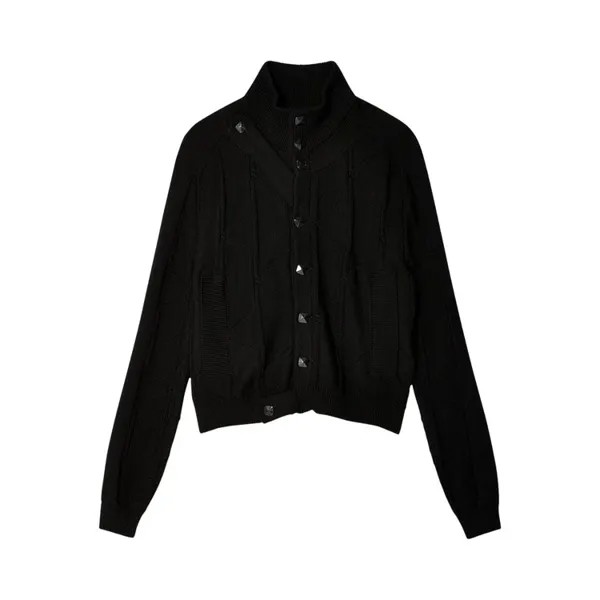 Кардиган Kiko Kostadinov Merli Twinset Cardigan, черный