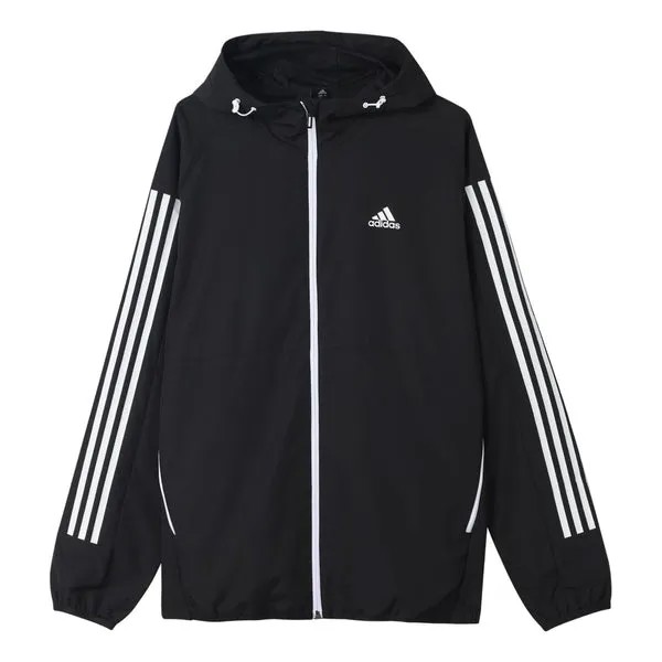 Куртка adidas Must Haves 3-Stripes Windbreaker - Black, черный