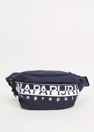 Темно-синяя сумка-кошелек на пояс Napapijri Happy WB-Черный цвет