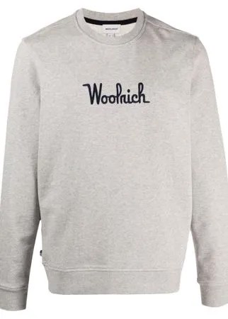 Woolrich толстовка с вышитым логотипом