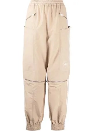 Stella McCartney спортивные брюки с молниями и логотипом