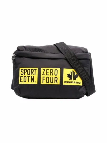 Dsquared2 Kids поясная сумка с надписью