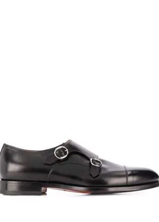 Santoni монки с закругленным носком