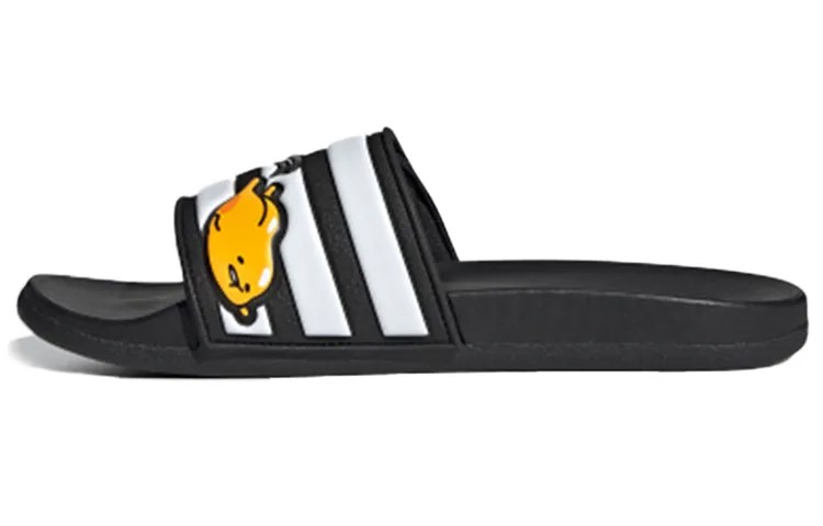 Спортивные тапочки унисекс Adidas Neo Черный/Белый/Желтый