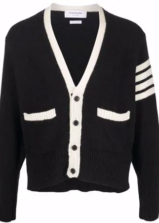 Thom Browne шерстяной кардиган с полосками 4-Bar