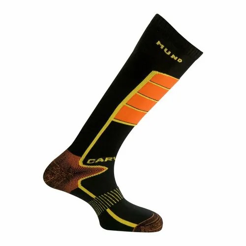 Носки Mund, размер 38-41, черный, оранжевый