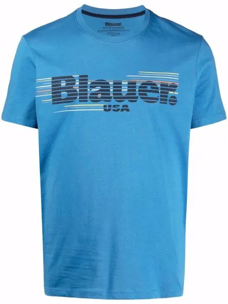 Blauer футболка с логотипом