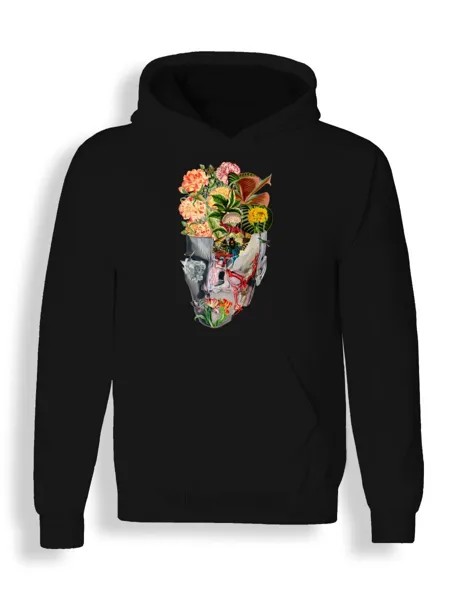 Худи унисекс СувенирShop Абстракция/Анатомия/Искусство 60 черное M