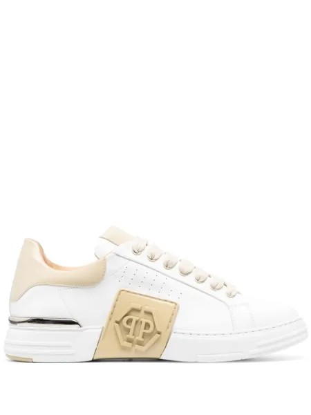 Philipp Plein кеды с логотипом Hexagon, белый
