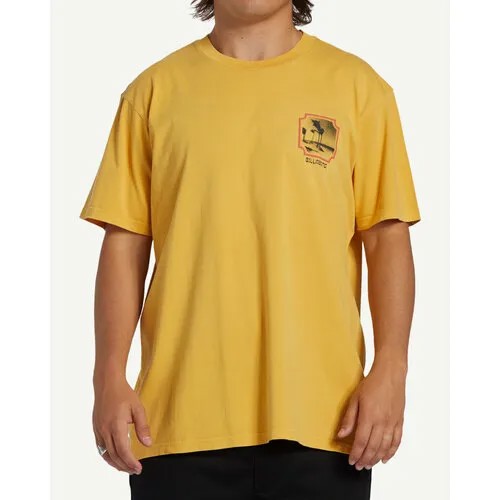 Футболка BILLABONG, размер 52, Желтый