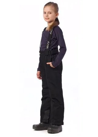 Горнолыжные брюки подростковые AZIMUTH 291 ПД (Черный/140)