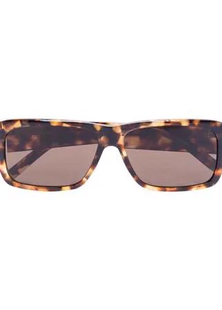 Saint Laurent Eyewear солнцезащитные очки Lenny в прямоугольной оправе