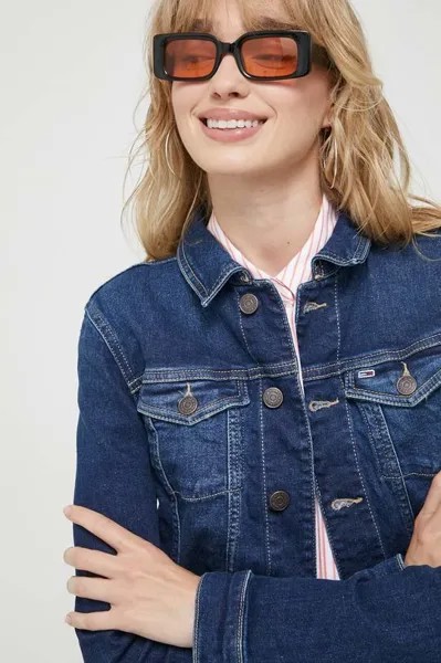 Джинсовая куртка Tommy Jeans, темно-синий