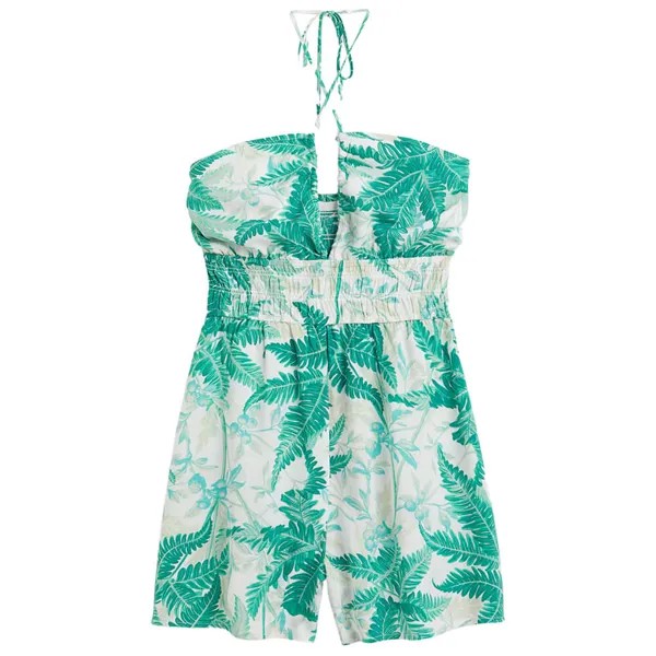 Комбинезон H&M Halterneck Romper, зеленый/белый