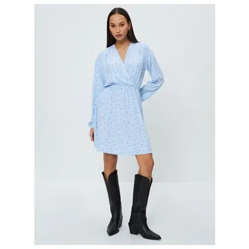 Платье Zarina, повседневное, мини, размер XS (RU 42), зеленый