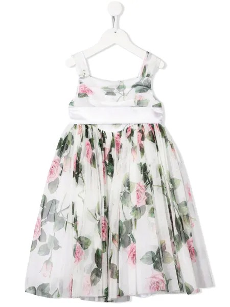Dolce & Gabbana Kids платье с принтом