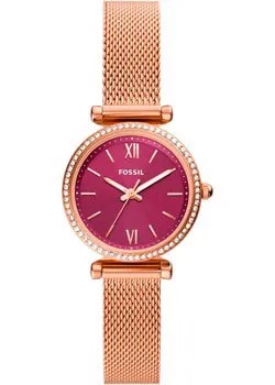 Fashion наручные  женские часы Fossil ES5011. Коллекция Carlie Mini
