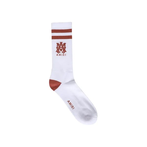 Носки Amiri MA Stripe Sock, цвет White/Cork