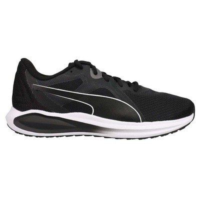 Черные кроссовки для мальчиков Puma Twitch Runner на шнуровке, повседневная обувь 38453701