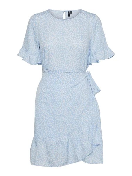Платье Vero Moda Kurzes Mini Wickel VMHENNA, синий