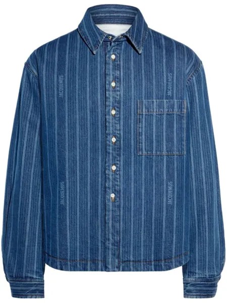 Jacquemus рубашка La Chemise Boulanger, синий