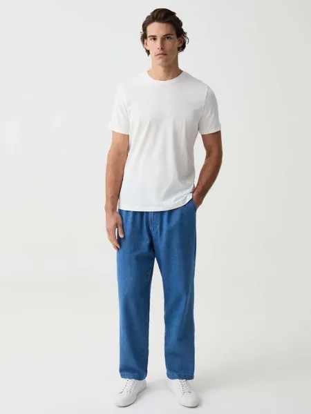 Брюки-Чиносы свободного кроя свободного кроя Ovs, цвет denim