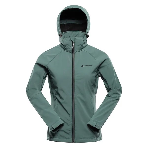 Спортивная куртка Alpine Pro Hoora softshell, зеленый