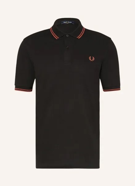 Рубашка поло FRED PERRY Piqué M3600 Slim Fit, черный