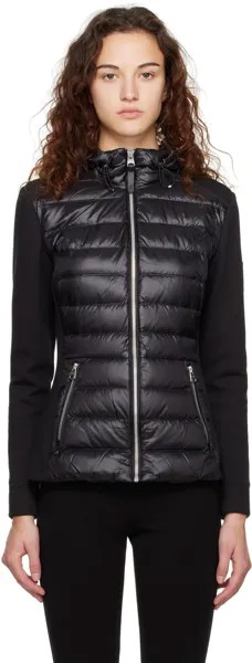 Черный пуховик Della-Z Mackage