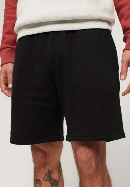 Спортивные штаны EMBOSSED Superdry, черный