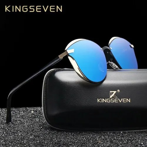Солнцезащитные очки KINGSEVEN, синий/голубой