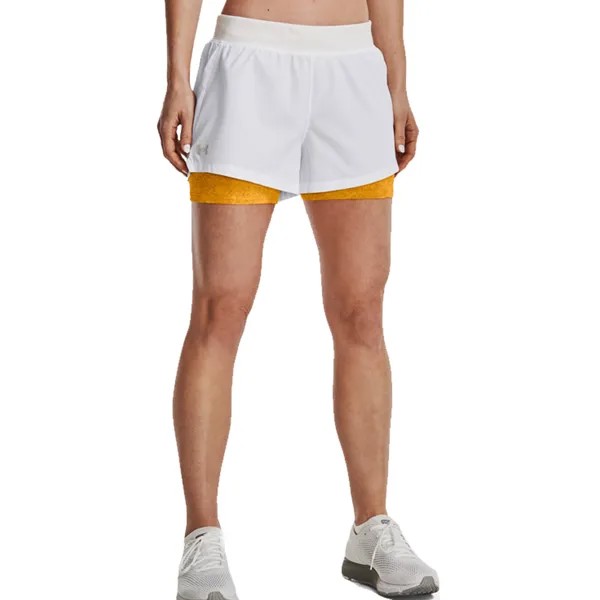 Спортивные шорты Under Armour Iso-Chill Run 2-In-1, белый
