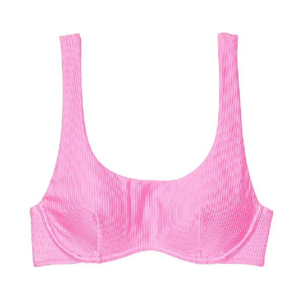 Лиф бикини Victoria's Secret Pink The Wave, розовый