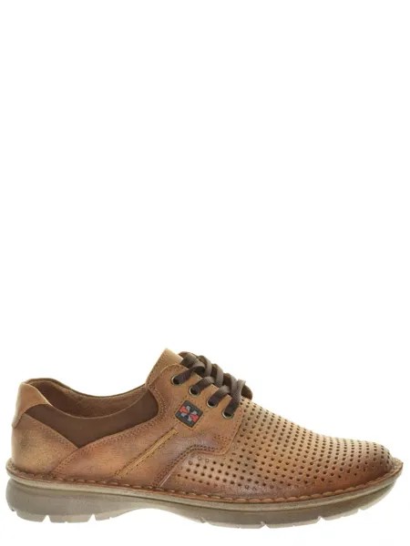 Туфли TOFA мужские летние, размер 42, цвет коричневый, артикул 219338-8