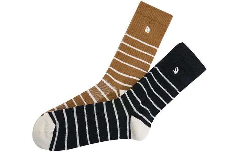 Носки до колена унисекс THE NORTH FACE, цвет 2 pairs (black/brown)