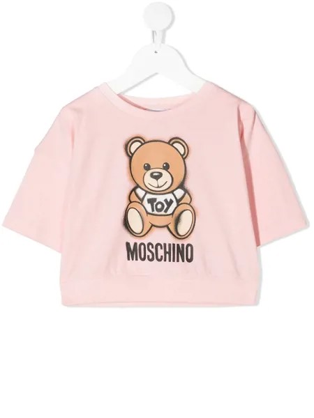 Moschino Kids толстовка Teddy Bear с короткими рукавами