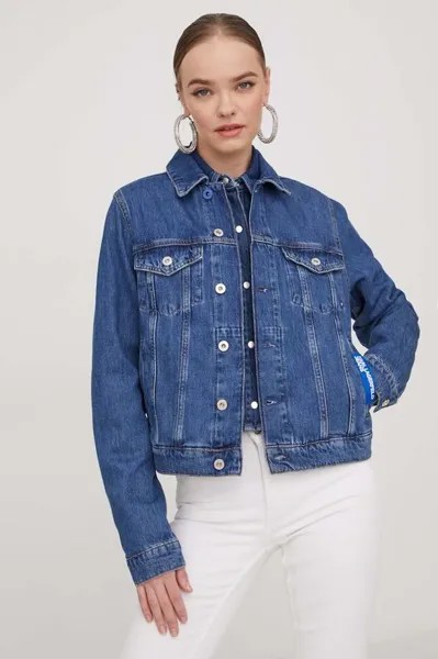 Джинсовая куртка Karl Lagerfeld Jeans, синий