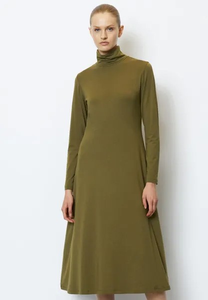Платье из джерси Marc O'Polo LONG SLEEVE TURTLE NECK, цвет forest floor
