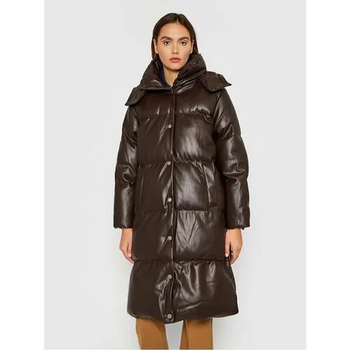 Пуховик GUESS, размер S [INT], коричневый
