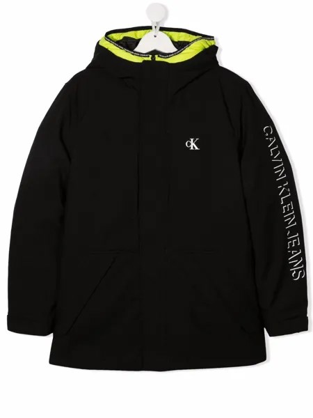 Calvin Klein Kids двусторонний пуховик