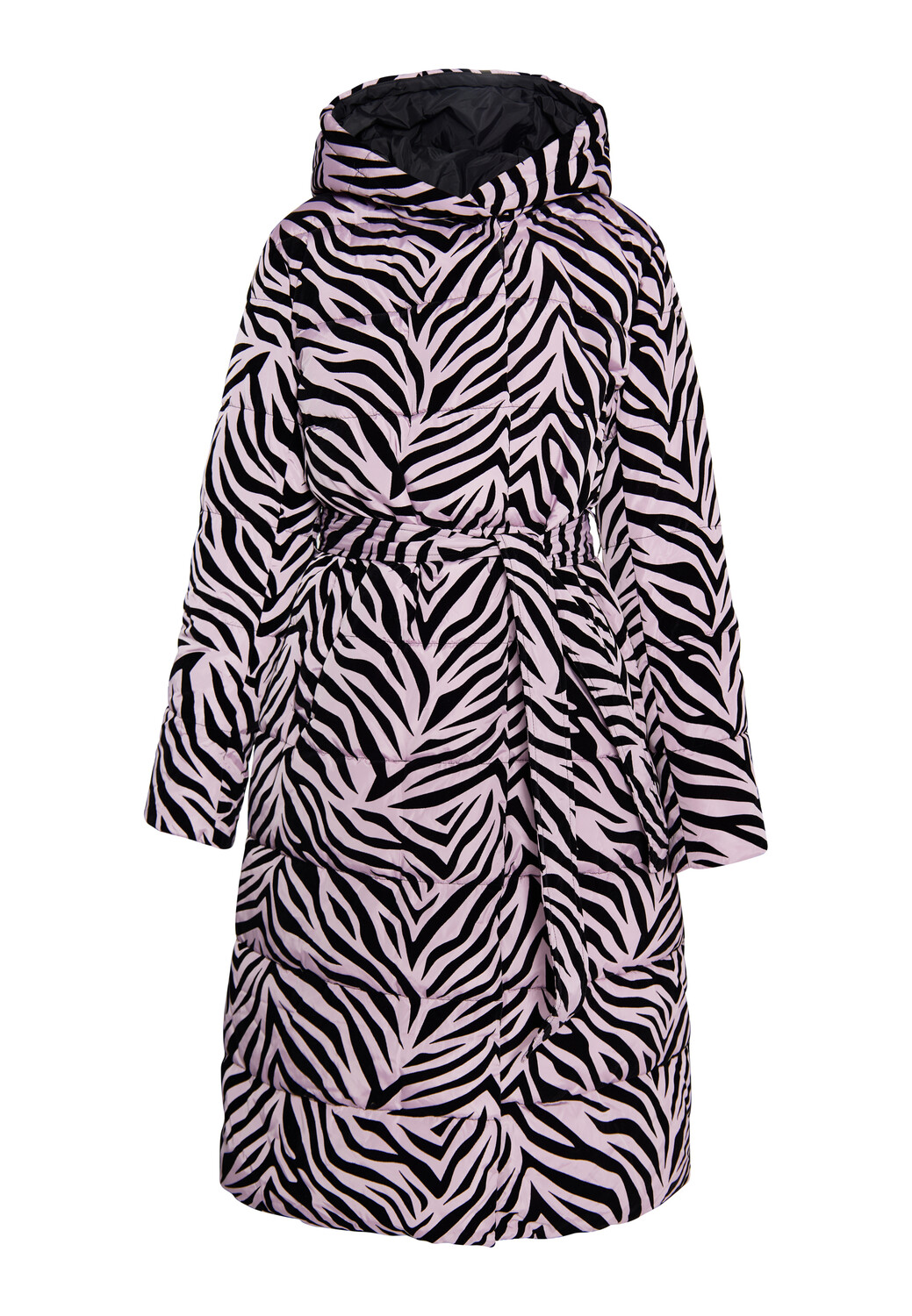 Пуховик faina Langer Steppmantel, цвет Mauve Zebra