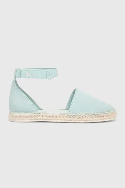 Эспадрильи ANKLE ESPADRILLE Calvin Klein Jeans, синий