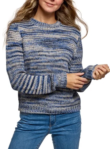 Джемпер женский oodji 63803081 синий 2XL