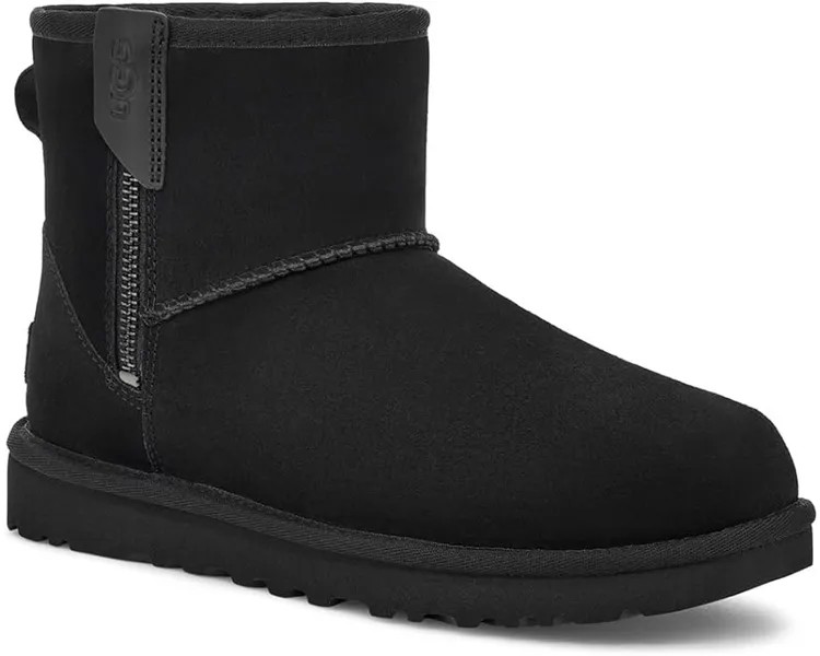 Ботинки UGG Classic Mini Bailey Zip, черный
