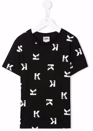 Karl Lagerfeld Kids футболка с логотипом