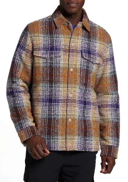 Мужская куртка-рубашка Alpine Design с видом на вершину холма, золотой