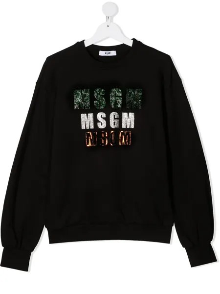 MSGM Kids толстовка с логотипом
