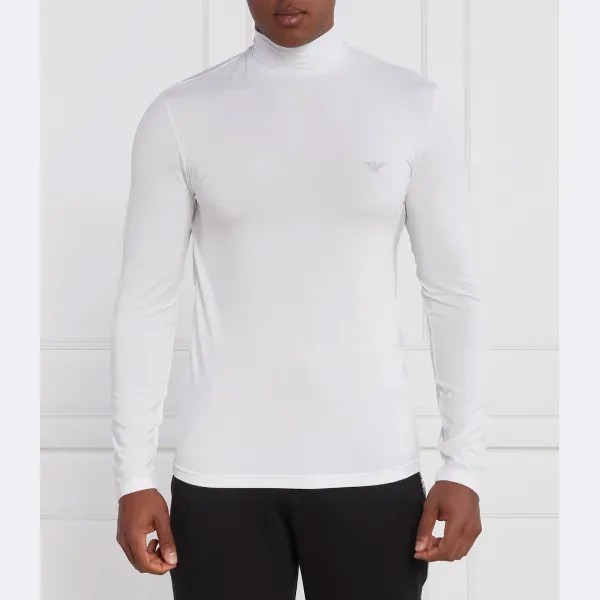 Водолазка стандартного кроя Emporio Armani, белый