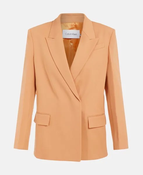 Деловой пиджак Calvin Klein, светло-оранжевый