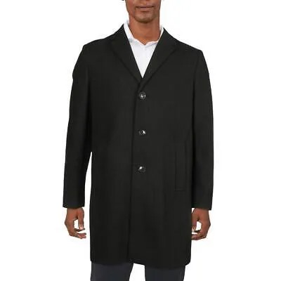 Мужское пальто миди Tommy Hilfiger Addison из смесовой шерсти, верхняя одежда BHFO 9778